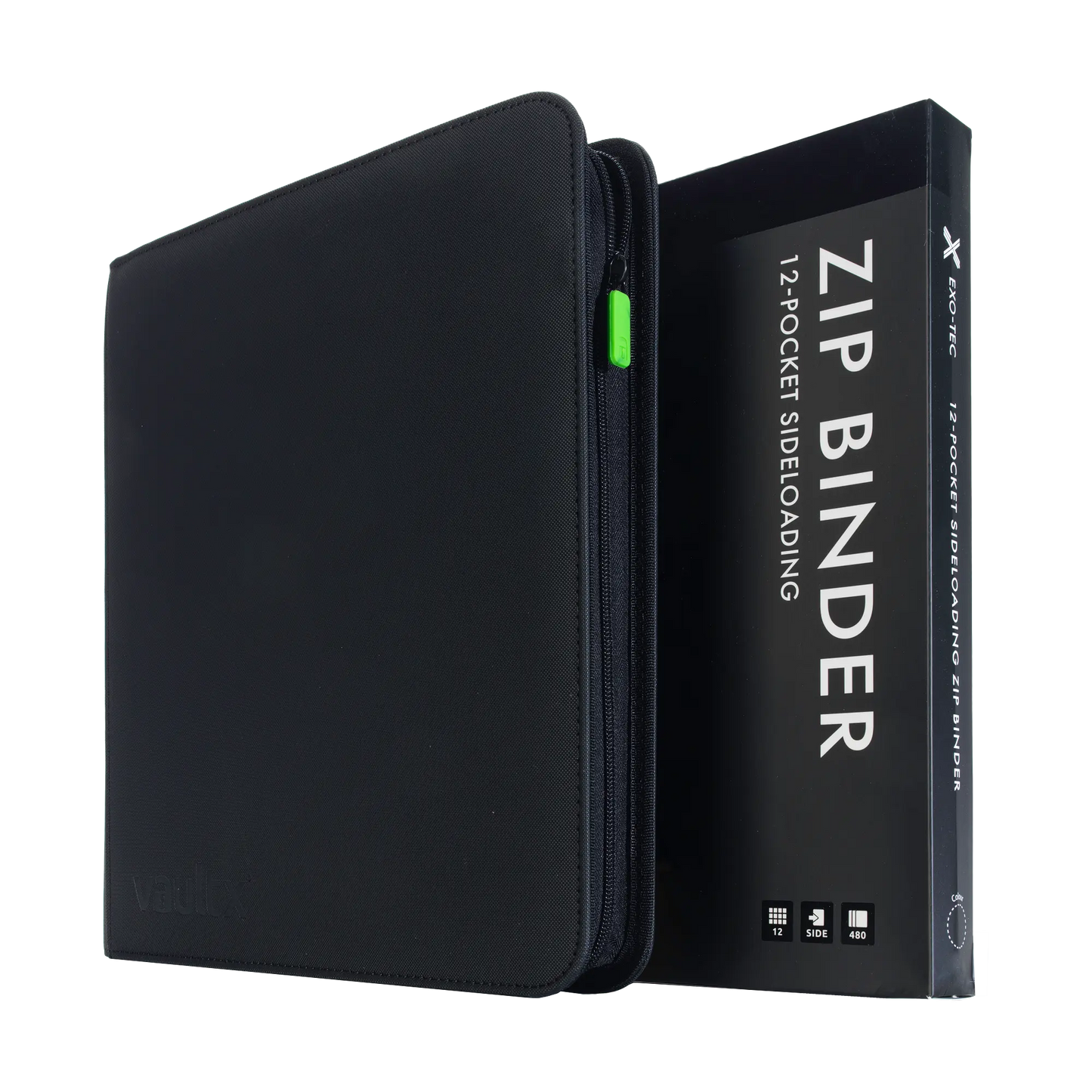 12-Pocket Exo-Tec® Zip Binder Product Gallery Image 3 [9312-signature-black]