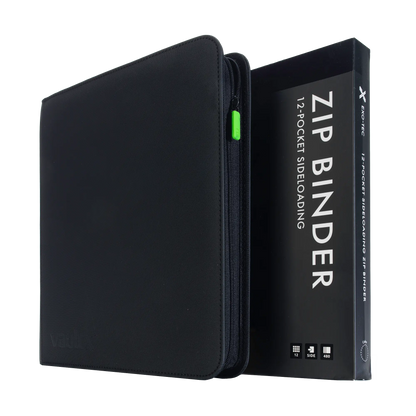 12-Pocket Exo-Tec® Zip Binder Product Gallery Image 3 [9312-signature-black]