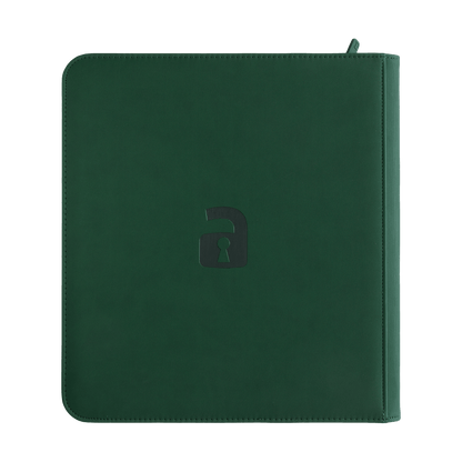12-Pocket Exo-Tec® Zip Binder Product Gallery Image 4 [9312-forest-green]