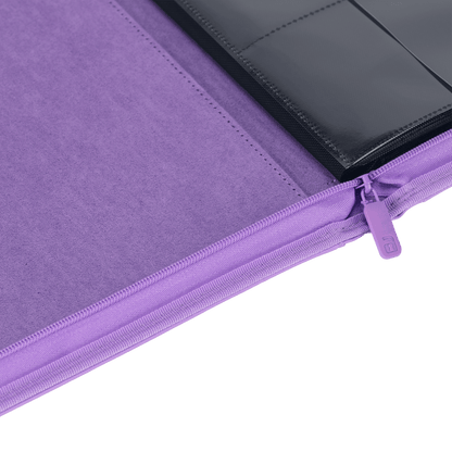 12-Pocket Exo-Tec® Zip Binder Product Gallery Image 4 [9312-just-purple]