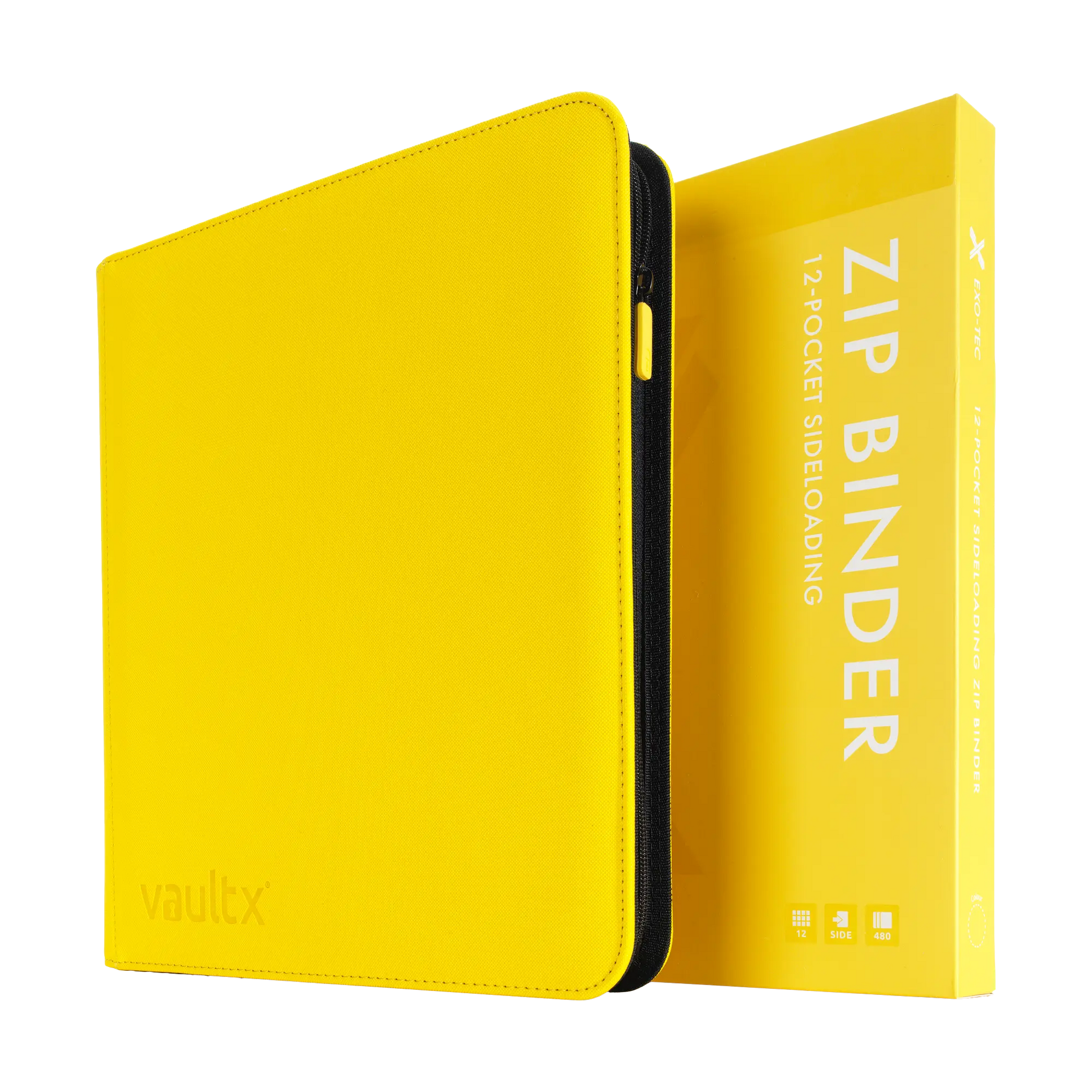 12-Pocket Exo-Tec® Zip Binder Product Gallery Image 4 [9312-sunrise-yellow]