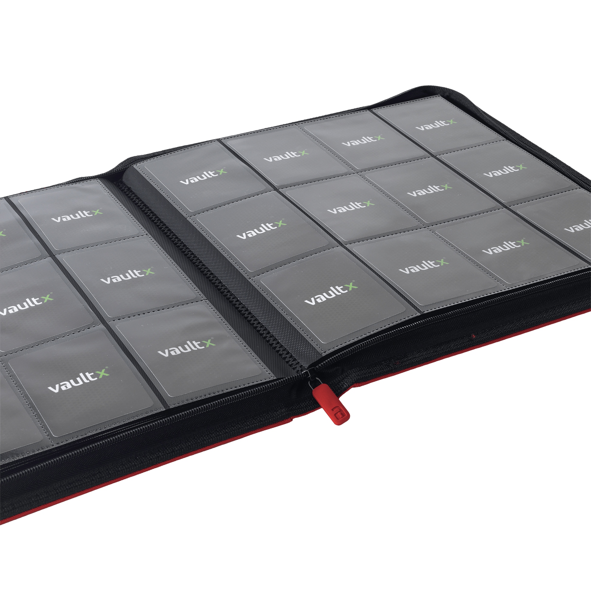 12-Pocket Exo-Tec® Zip Binder Product Gallery Image 5 [9312-fire-red]