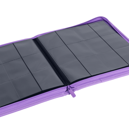 12-Pocket Exo-Tec® Zip Binder Product Gallery Image 5 [9312-just-purple]