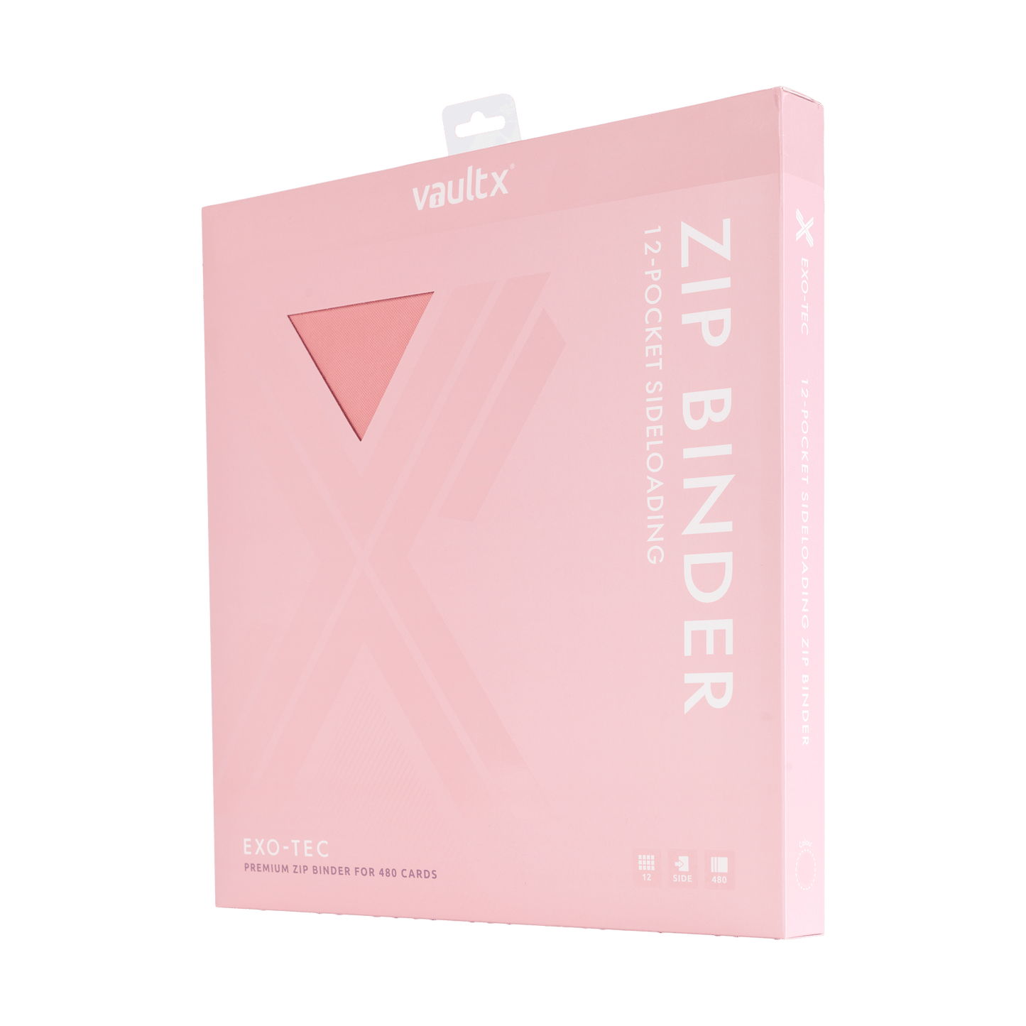 12-Pocket Exo-Tec® Zip Binder Product Gallery Image 6 [9312-just-pink]