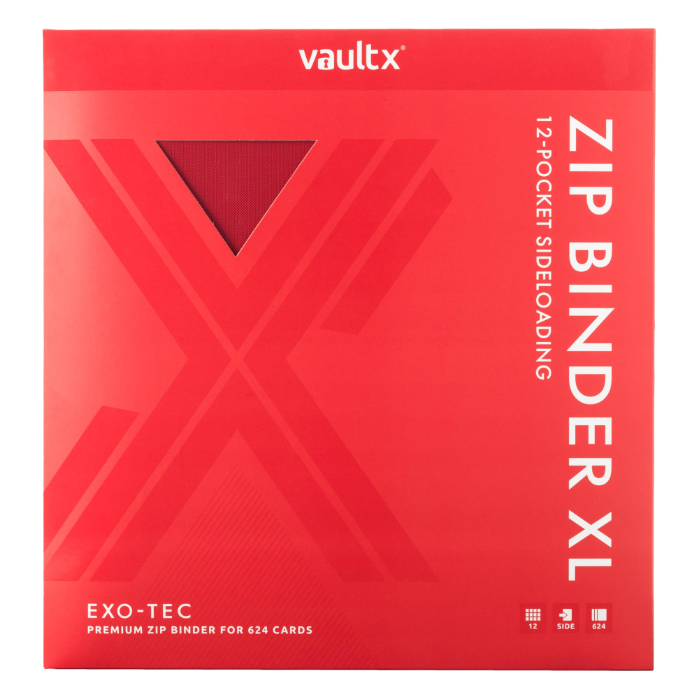 12-Pocket Exo-Tec® Zip Binder XL Product Gallery Image 10 [9312-xl-fire-red]