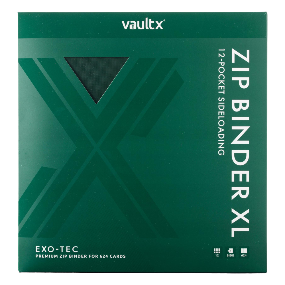 12-Pocket Exo-Tec® Zip Binder XL Product Gallery Image 10 [9312-xl-forest-green]