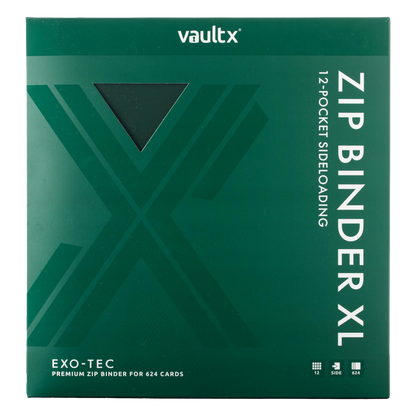 12-Pocket Exo-Tec® Zip Binder XL Product Gallery Image 10 [9312-xl-forest-green]