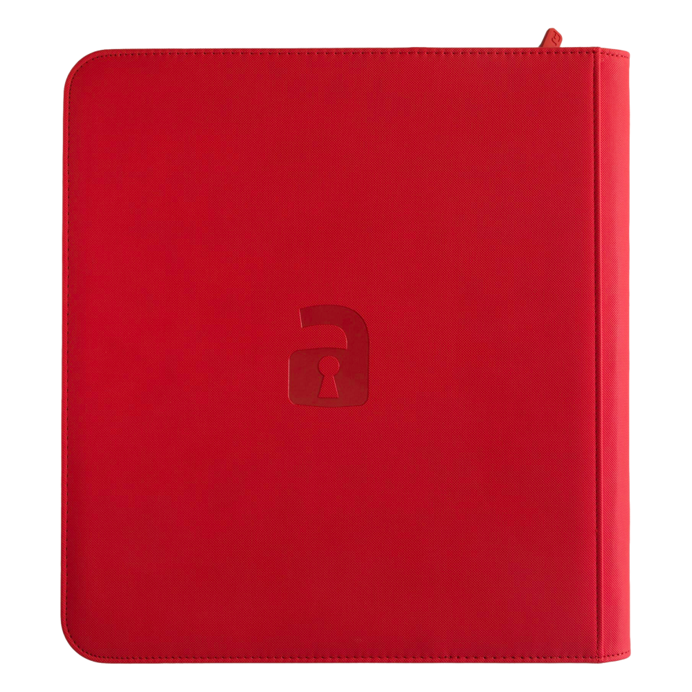 12-Pocket Exo-Tec® Zip Binder XL Product Gallery Image 2 [9312-xl-fire-red]