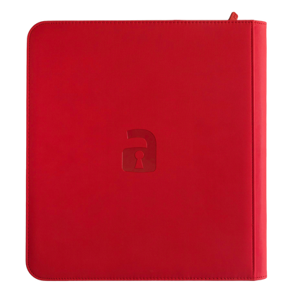 12-Pocket Exo-Tec® Zip Binder XL Product Gallery Image 2 [9312-xl-fire-red]