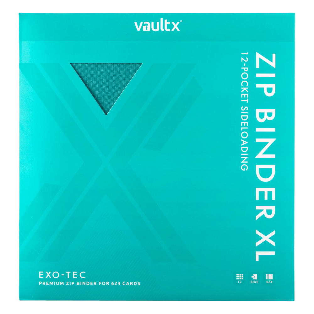 12-Pocket Exo-Tec® Zip Binder XL Product Gallery Image 2 [9312-xl-ocean-blue]