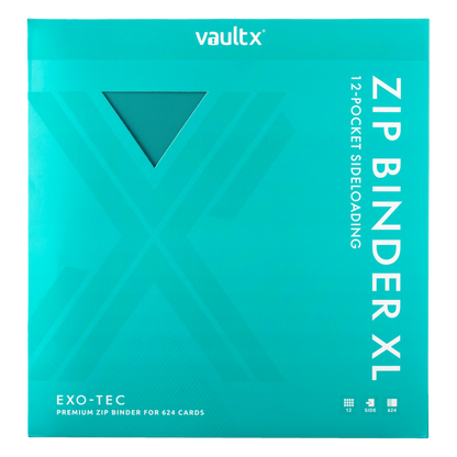 12-Pocket Exo-Tec® Zip Binder XL Product Gallery Image 2 [9312-xl-ocean-blue]