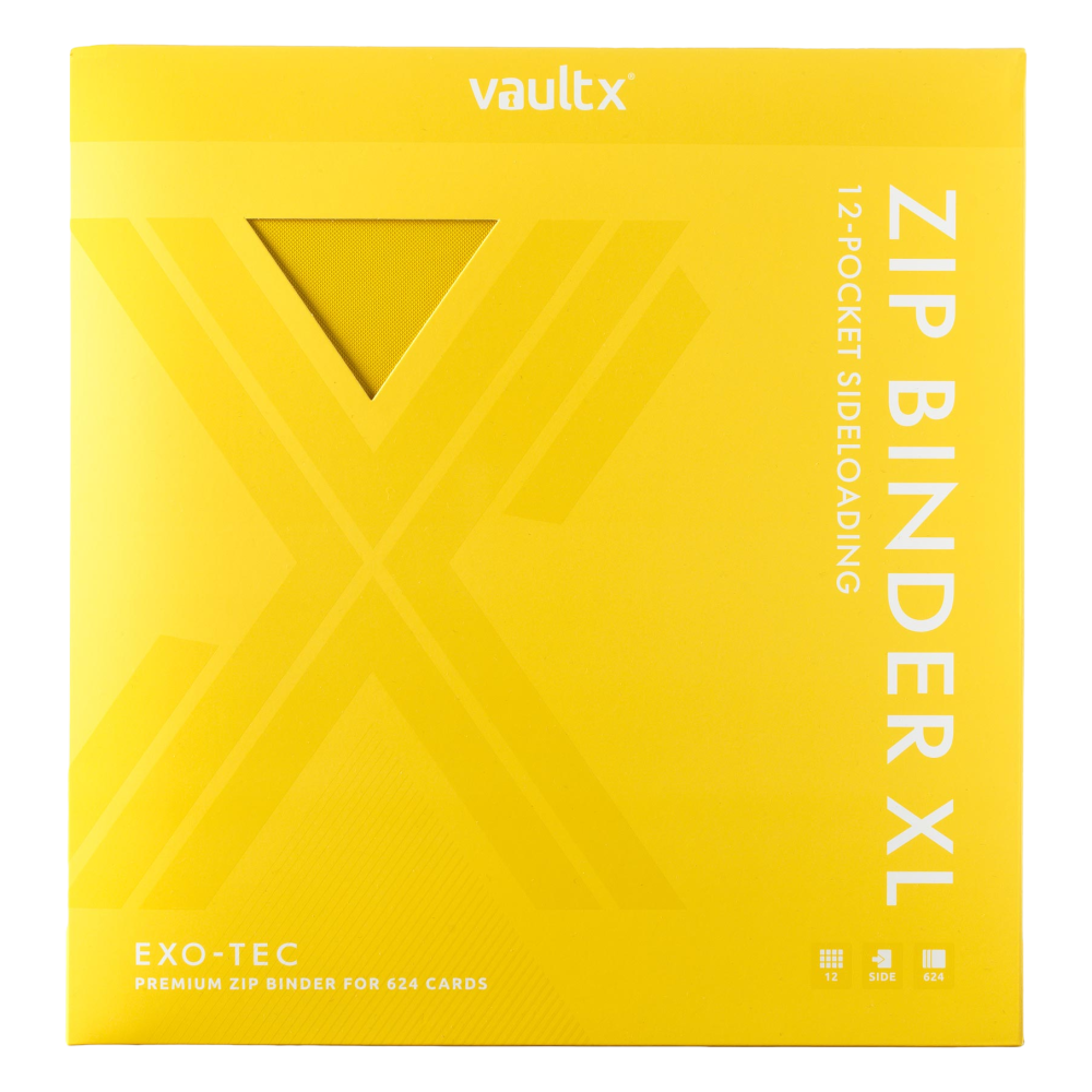 12-Pocket Exo-Tec® Zip Binder XL Product Gallery Image 2 [9312-xl-sunrise-yellow]