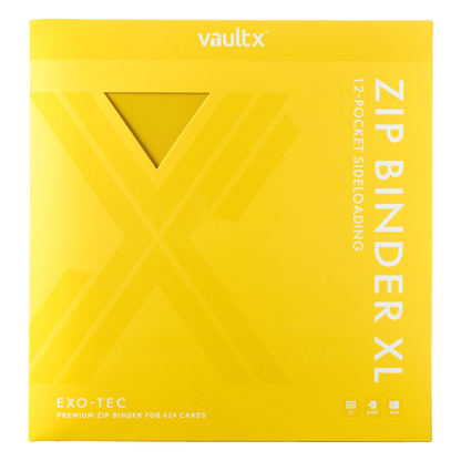 12-Pocket Exo-Tec® Zip Binder XL Product Gallery Image 2 [9312-xl-sunrise-yellow]