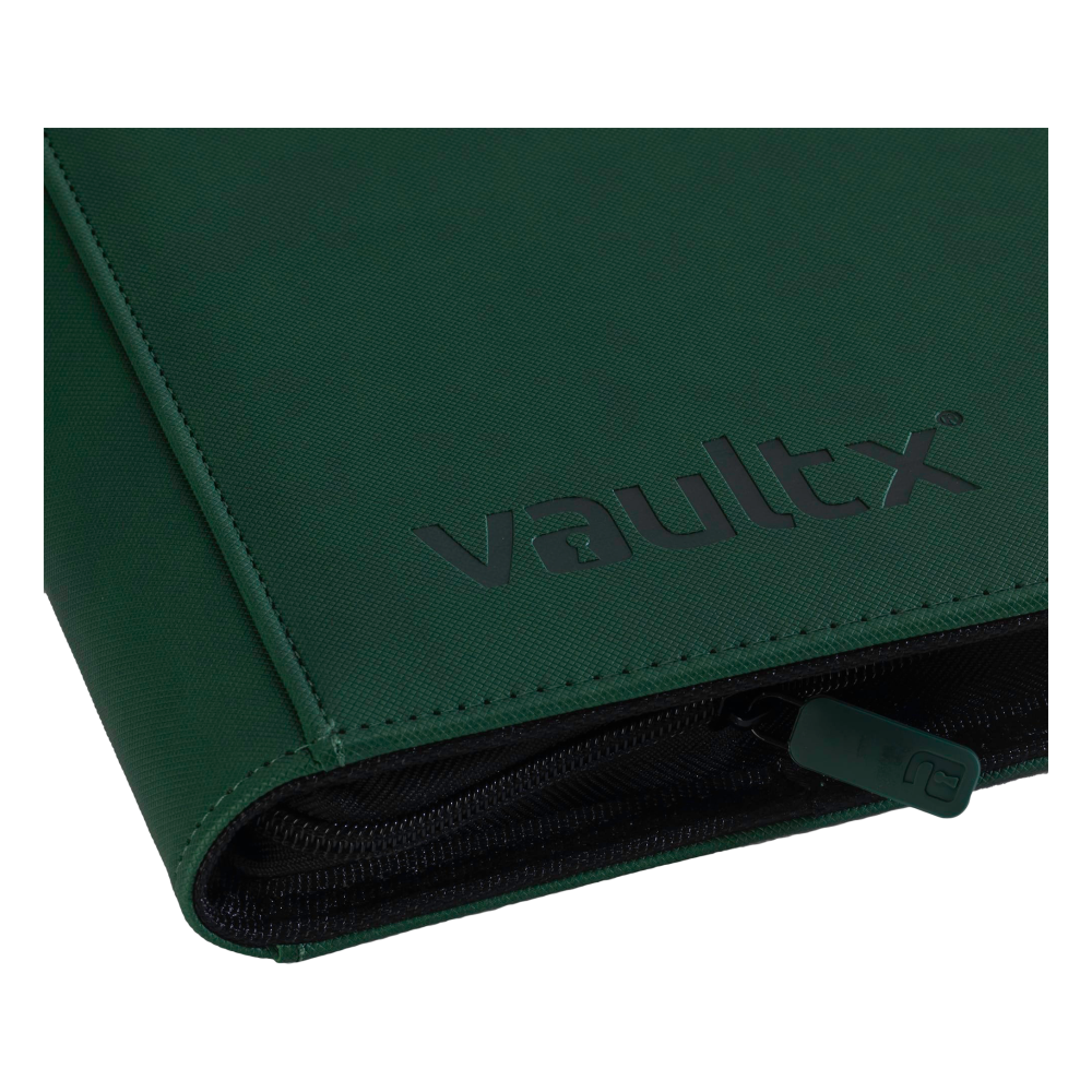 12-Pocket Exo-Tec® Zip Binder XL Product Gallery Image 3 [9312-xl-forest-green]
