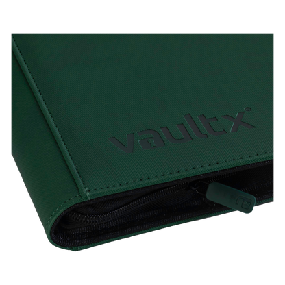 12-Pocket Exo-Tec® Zip Binder XL Product Gallery Image 3 [9312-xl-forest-green]