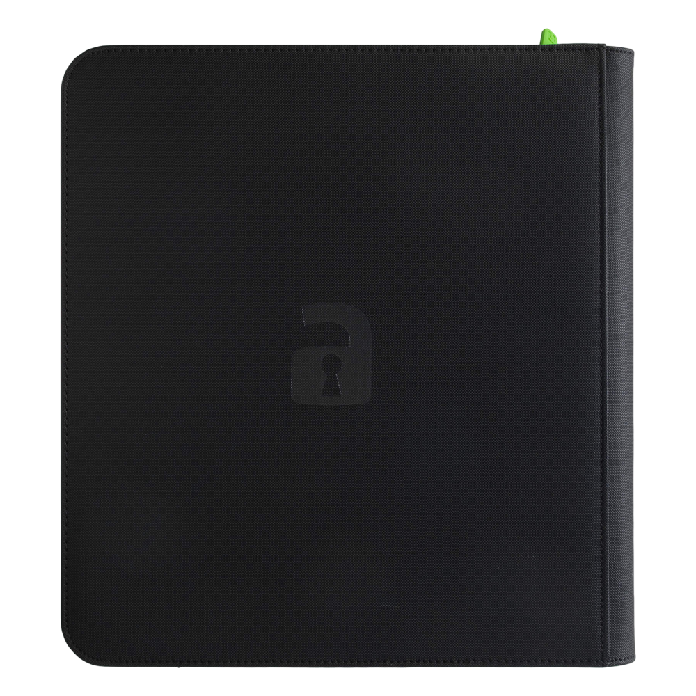 12-Pocket Exo-Tec® Zip Binder XL Product Gallery Image 3 [9312-xl-signature-black]