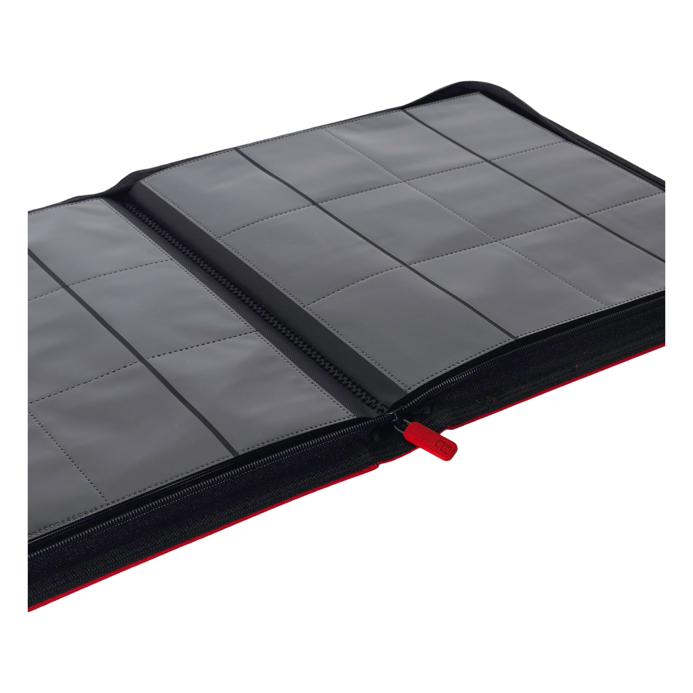 12-Pocket Exo-Tec® Zip Binder XL Product Gallery Image 5 [9312-xl-fire-red]
