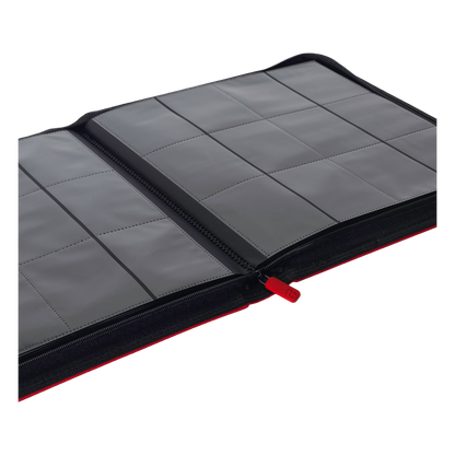 12-Pocket Exo-Tec® Zip Binder XL Product Gallery Image 5 [9312-xl-fire-red]