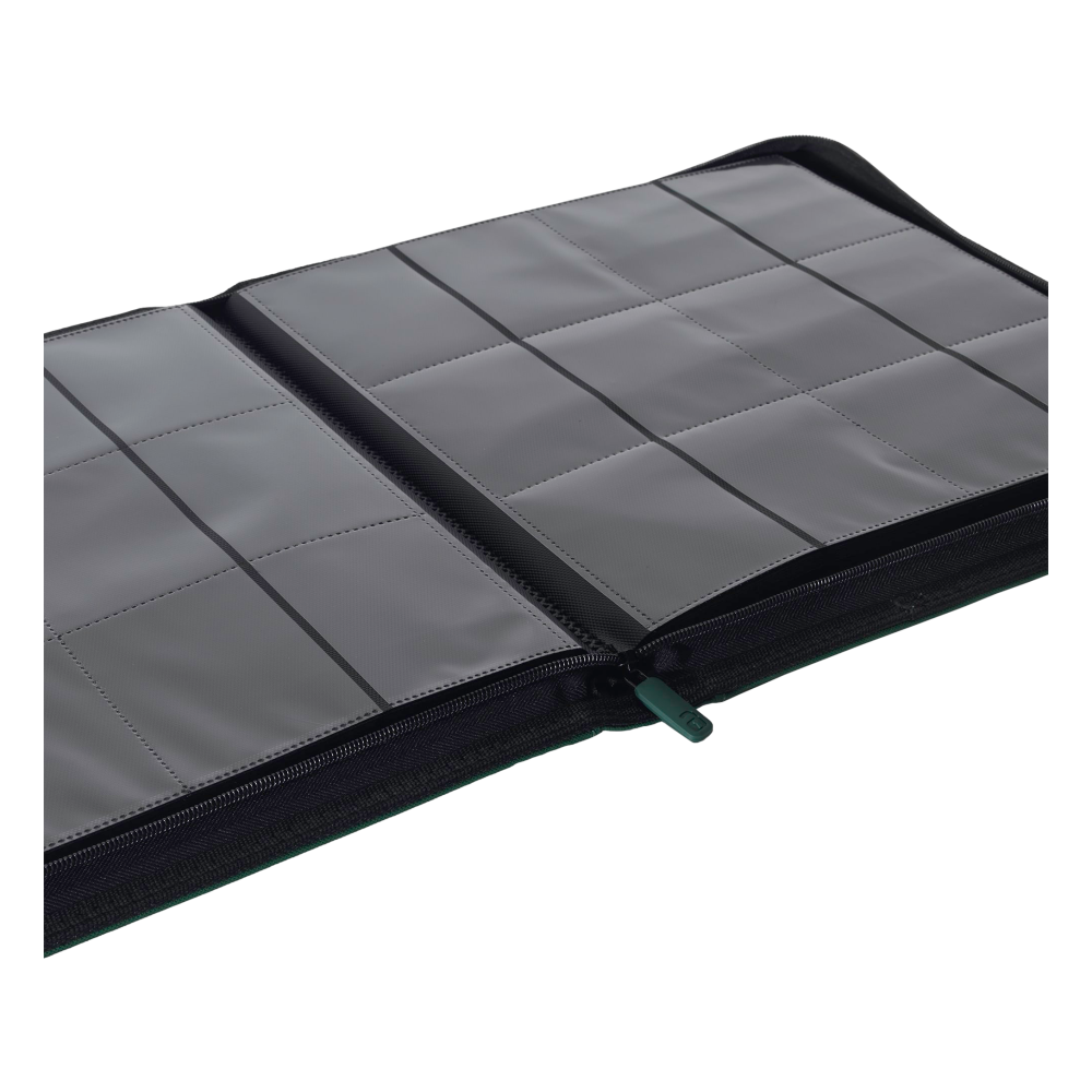 12-Pocket Exo-Tec® Zip Binder XL Product Gallery Image 7 [9312-xl-forest-green]