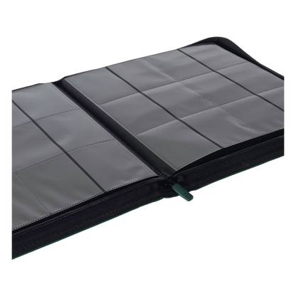 12-Pocket Exo-Tec® Zip Binder XL Product Gallery Image 7 [9312-xl-forest-green]