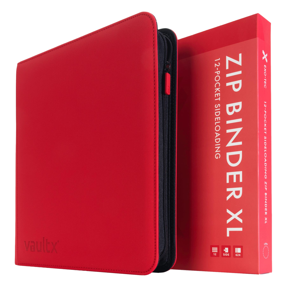 12-Pocket Exo-Tec® Zip Binder XL Product Gallery Image 8 [9312-xl-fire-red]