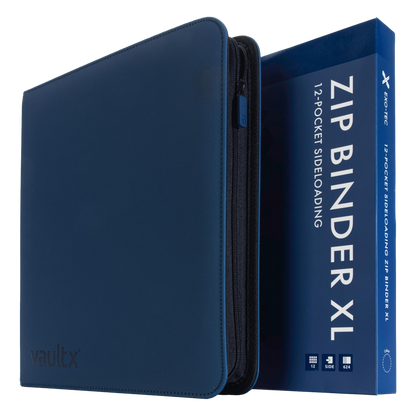 12-Pocket Exo-Tec® Zip Binder XL Product Gallery Image 8 [9312-xl-royal-blue]