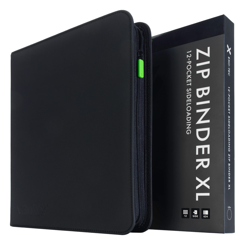 12-Pocket Exo-Tec® Zip Binder XL Product Gallery Image 8 [9312-xl-signature-black]