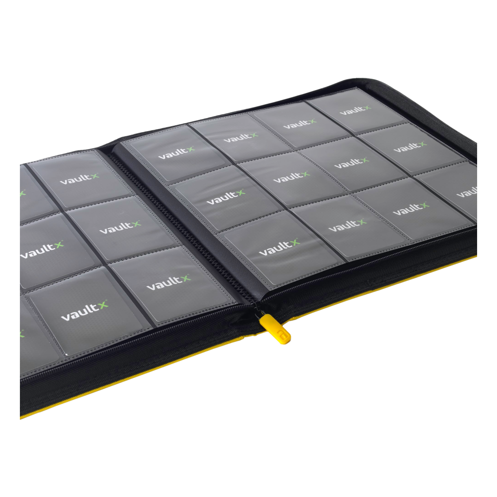 12-Pocket Exo-Tec® Zip Binder XL Product Gallery Image 8 [9312-xl-sunrise-yellow]