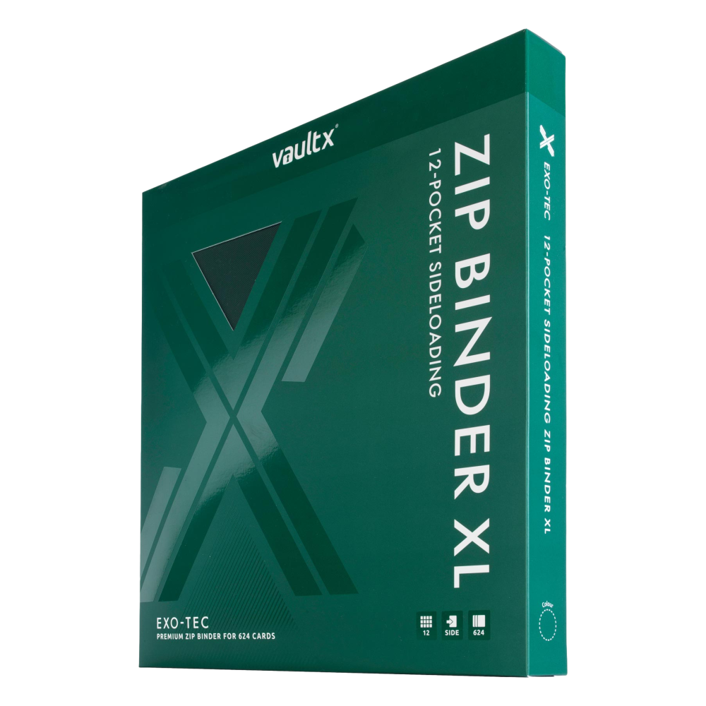 12-Pocket Exo-Tec® Zip Binder XL Product Gallery Image 9 [9312-xl-forest-green]