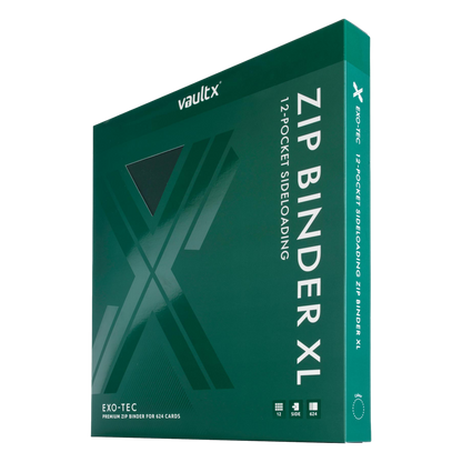 12-Pocket Exo-Tec® Zip Binder XL Product Gallery Image 9 [9312-xl-forest-green]