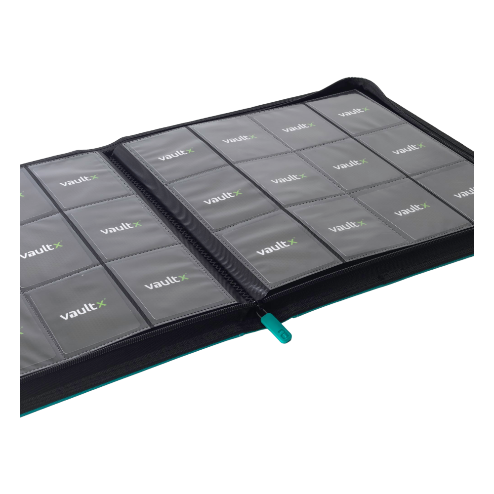 12-Pocket Exo-Tec® Zip Binder XL Product Gallery Image 9 [9312-xl-ocean-blue]