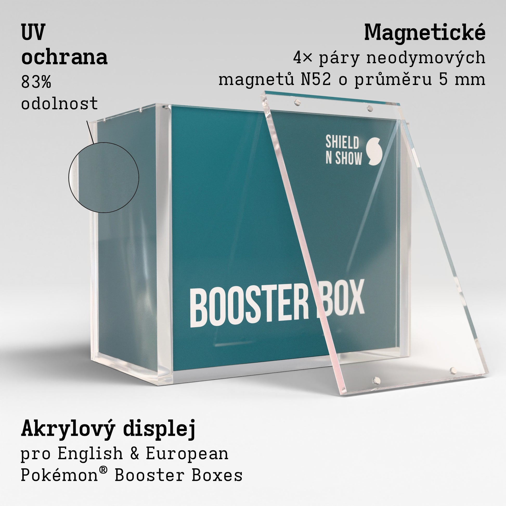 Booster Box Display Case Product Gallery Image 2 (cs)