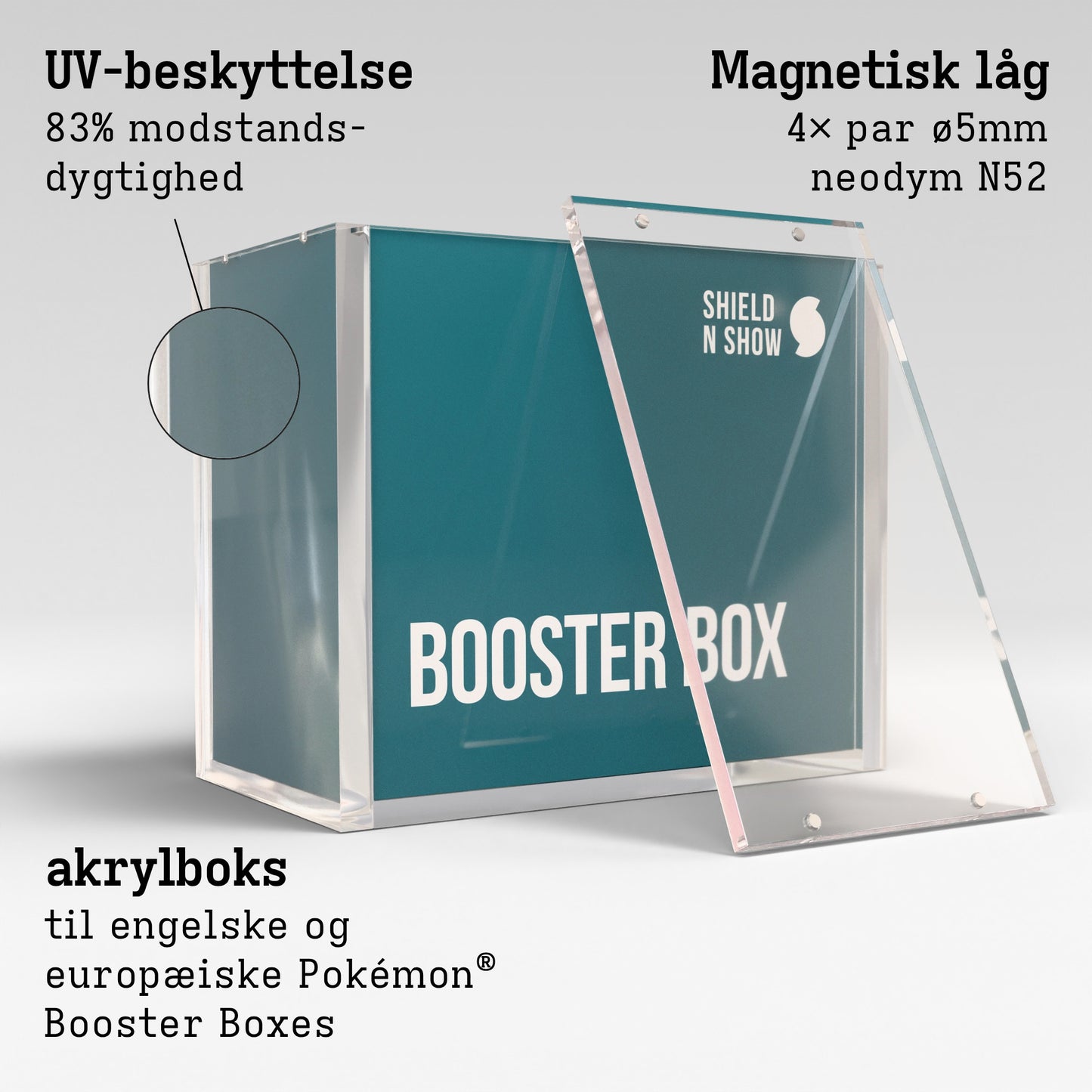Booster Box Display Case Product Gallery Image 2 (da)