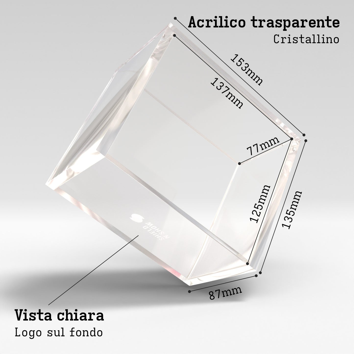 Booster Box Display Case Product Gallery Image 3 (it)