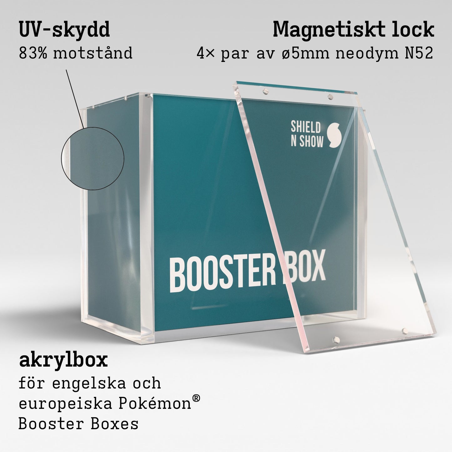 Booster Box Display Case Product Gallery Image 2 (sv)