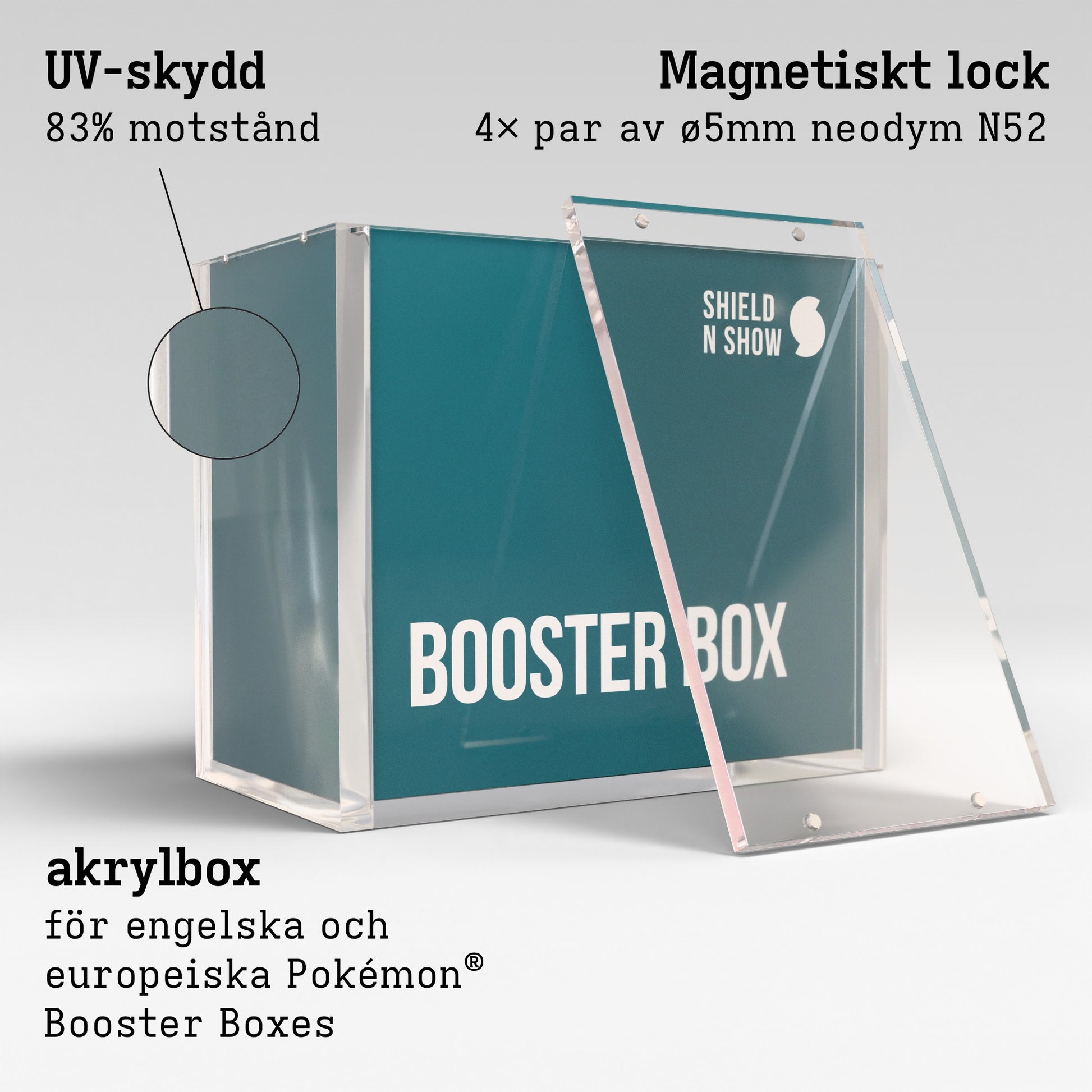 Booster Box Display Case Product Gallery Image 2 (sv)