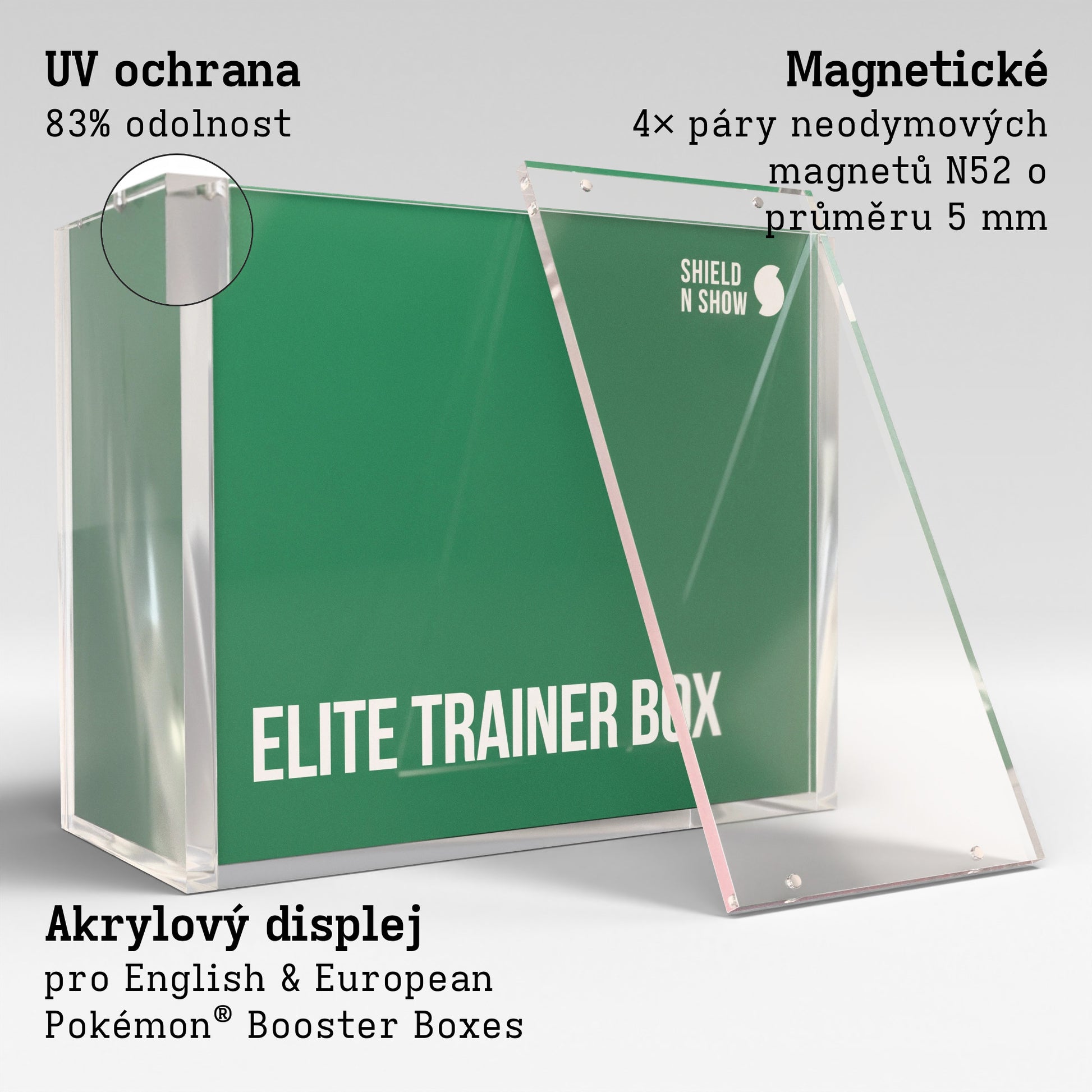 Elite Trainer Box Display Case Product Gallery Image 2 (cs)