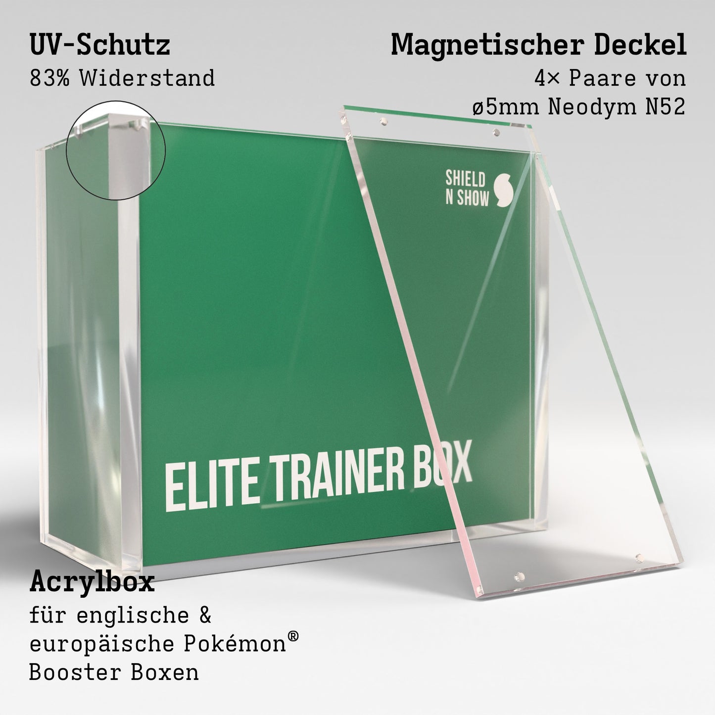 Elite Trainer Box Display Case Product Gallery Image 2 (de)