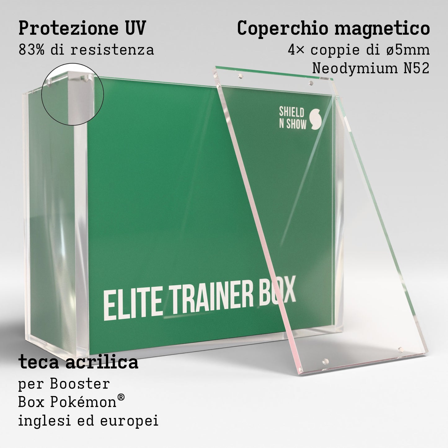 Elite Trainer Box Display Case Product Gallery Image 2 (it)