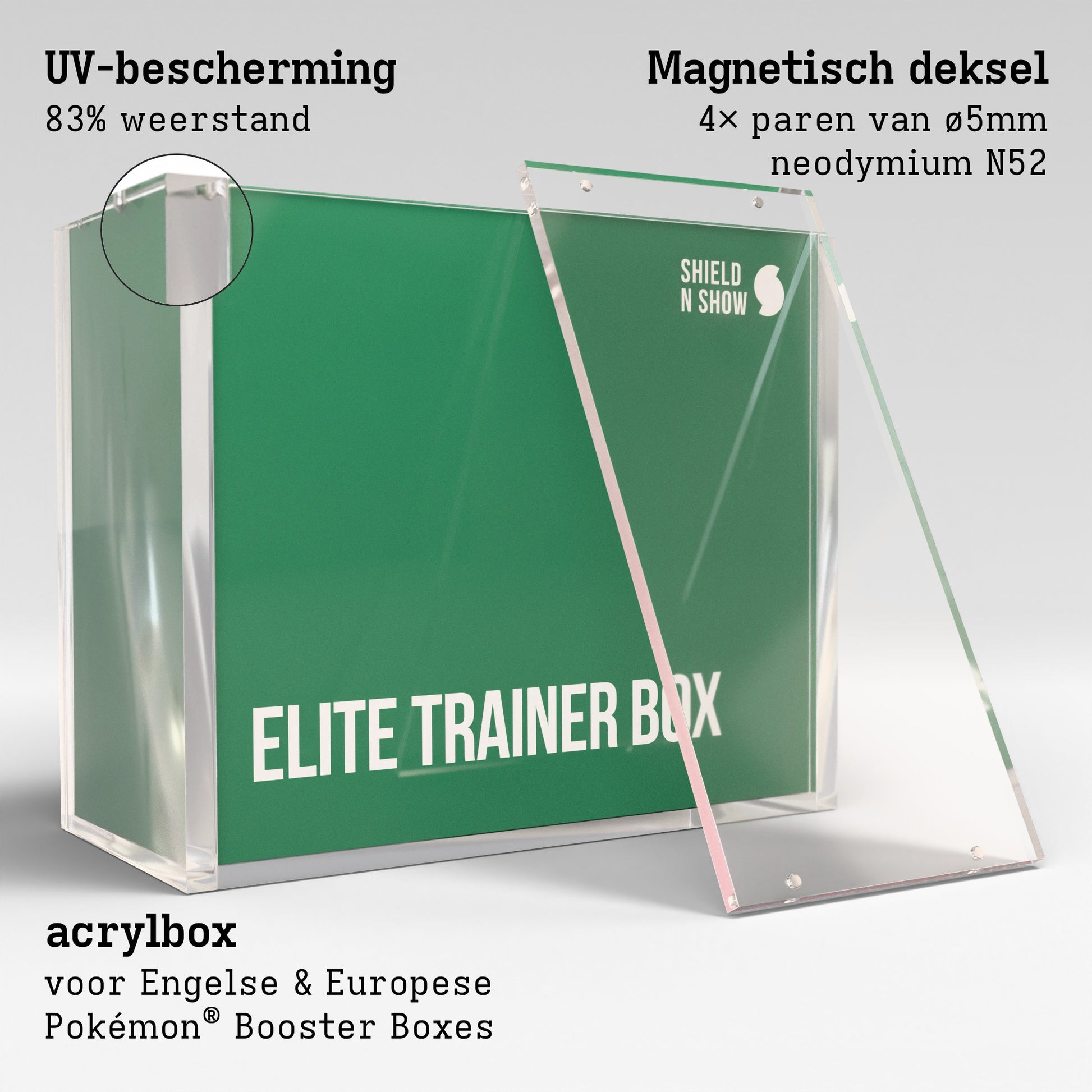 Elite Trainer Box Display Case Product Gallery Image 2 (nl)