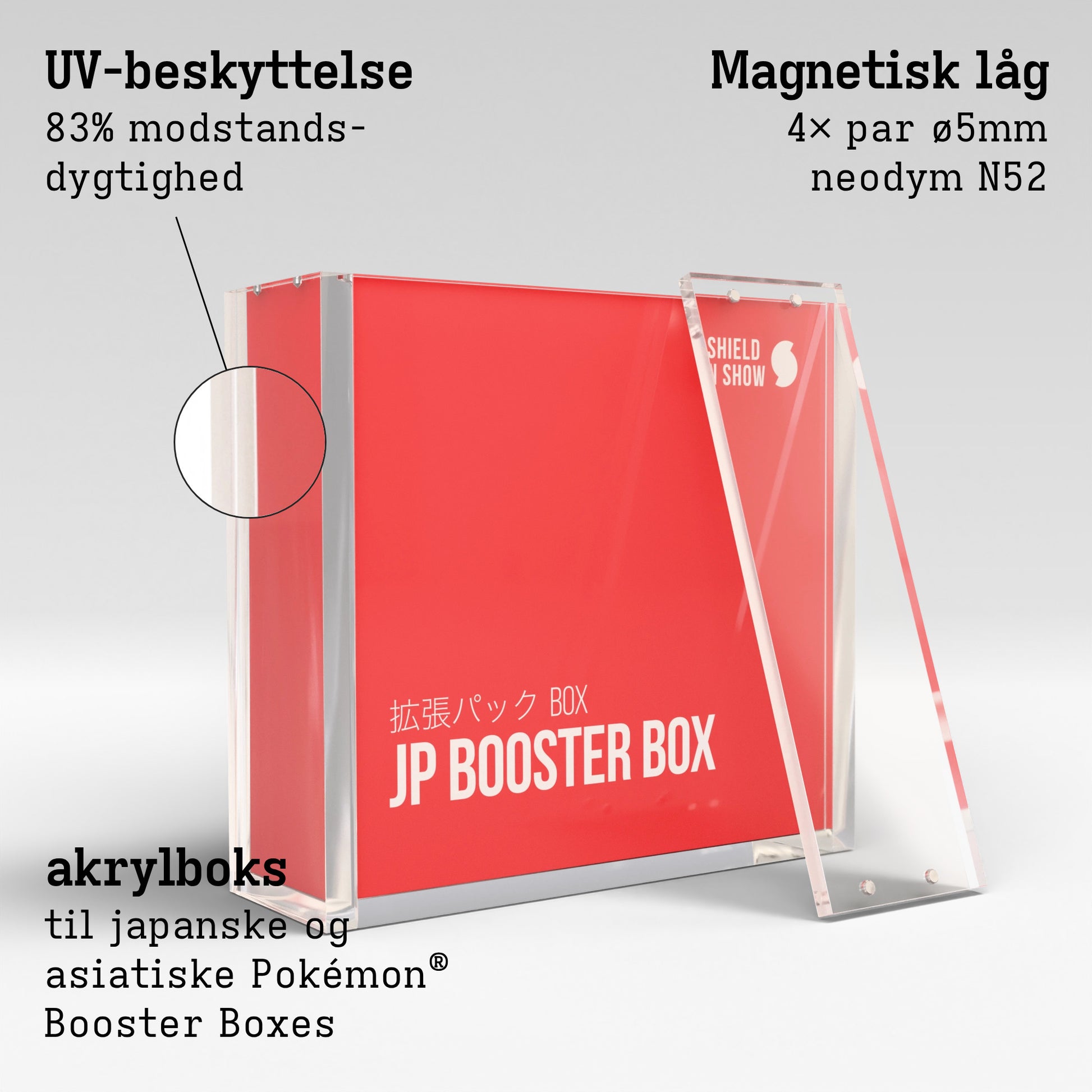 JP Booster Display Case Product Gallery Image 2 (da)