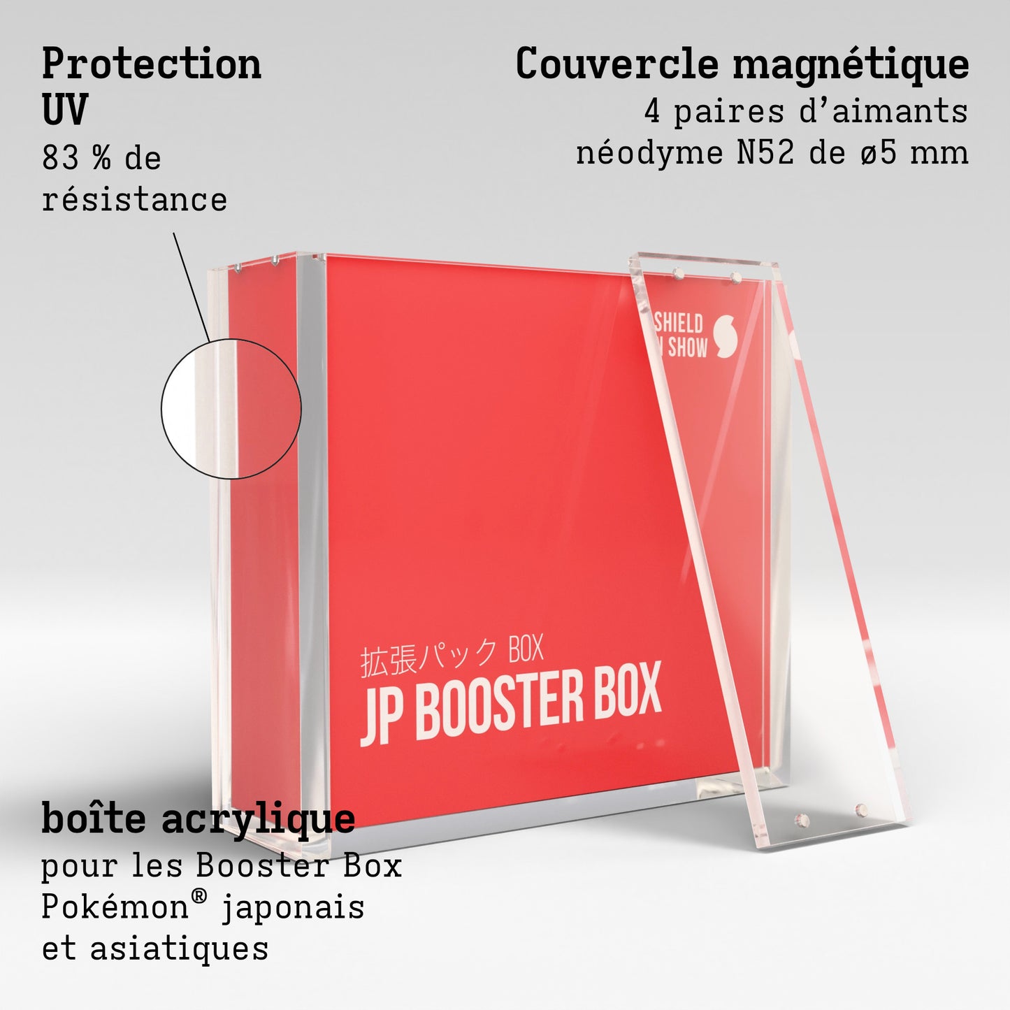 JP Booster Display Case Product Gallery Image 2 (fr)