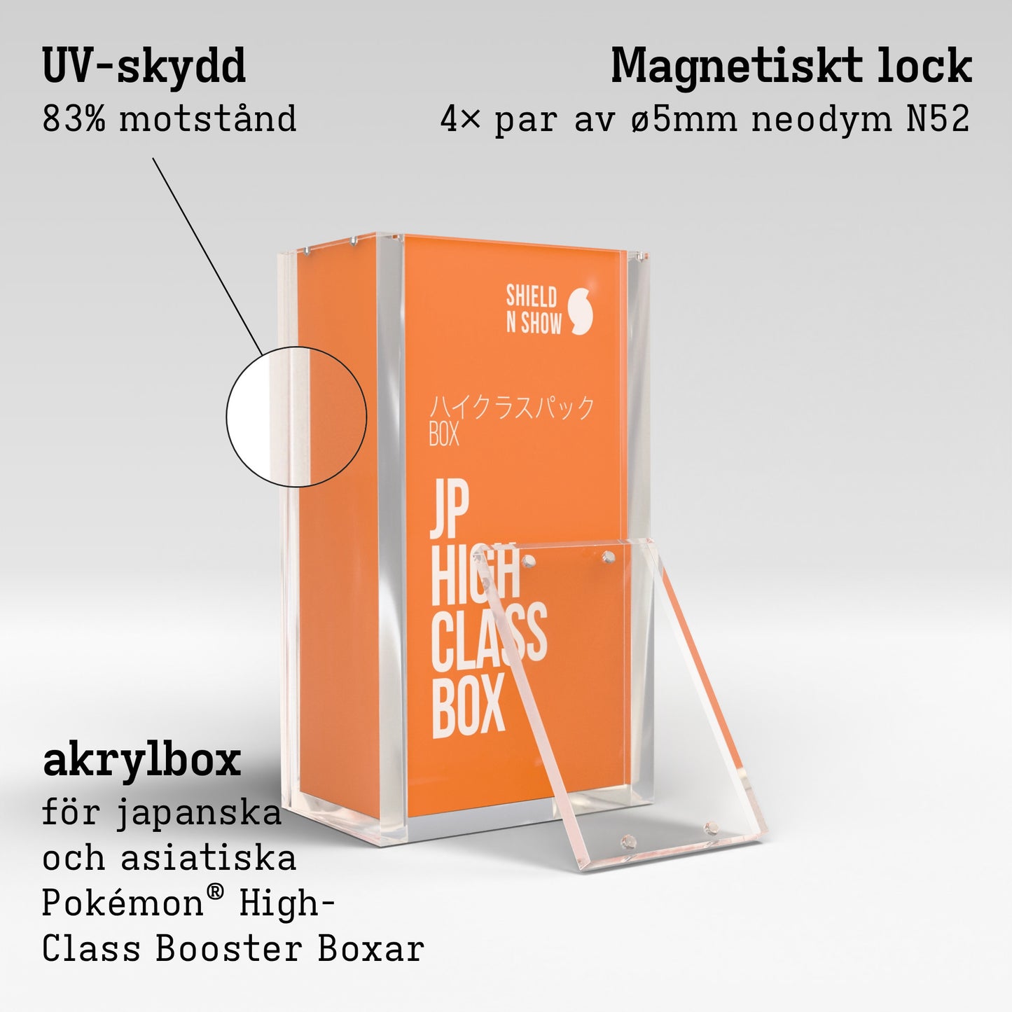 JP High-Class Display Case Product Gallery Image 2 (sv)