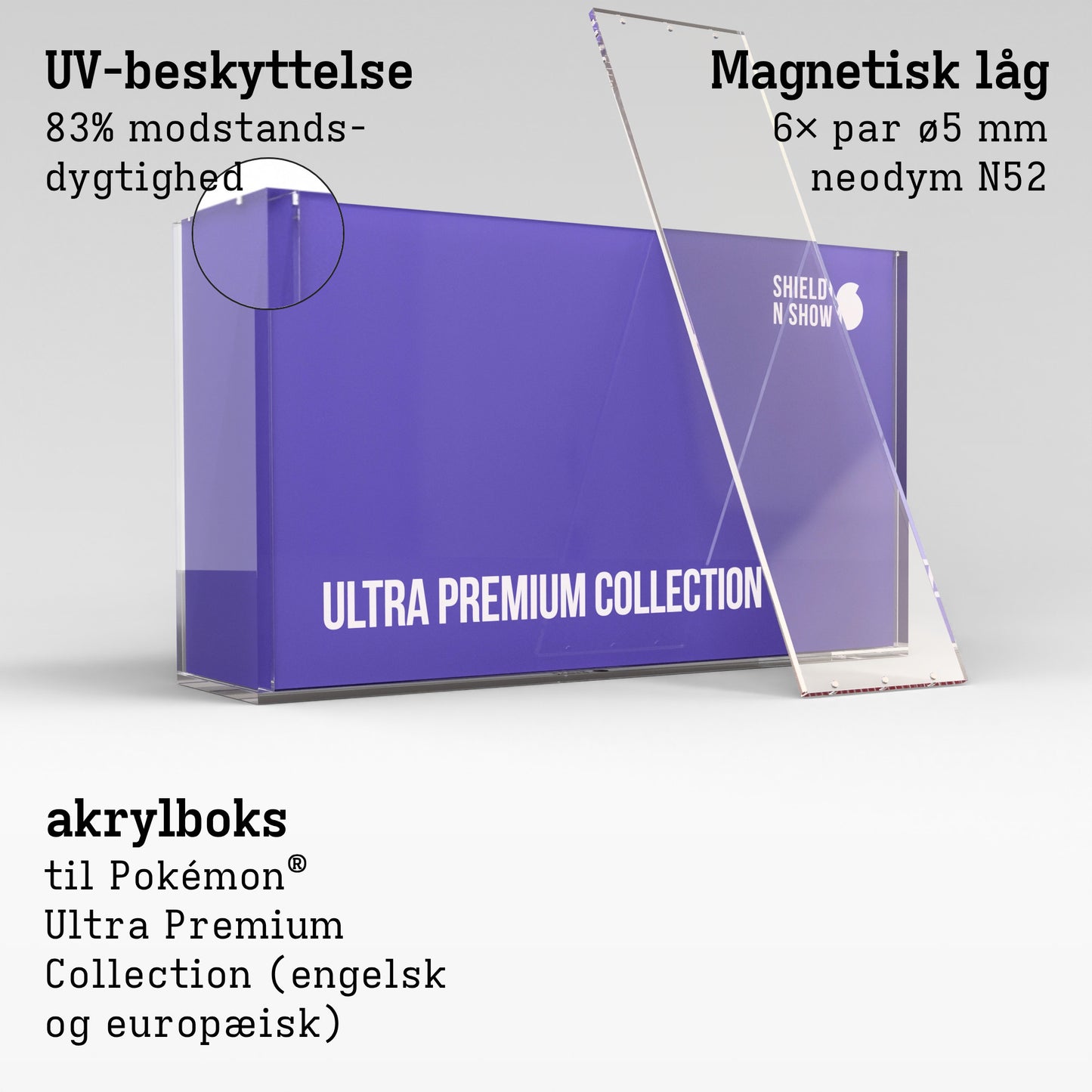 Ultra Premium Collection Display Case Product Gallery Image 2 (da)