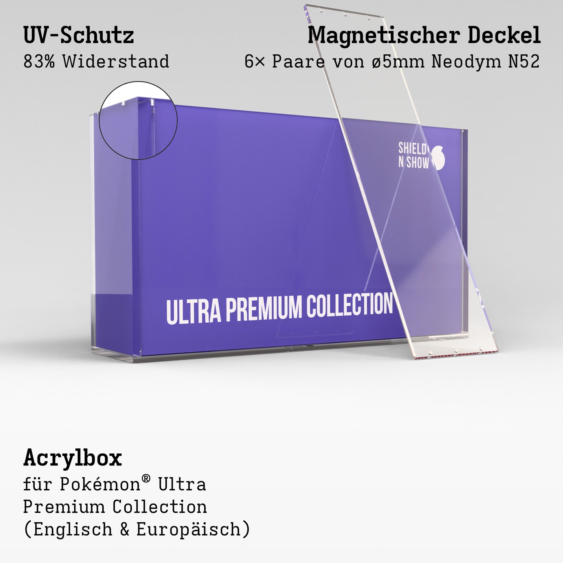 Ultra Premium Collection Display Case Product Gallery Image 2 (de)