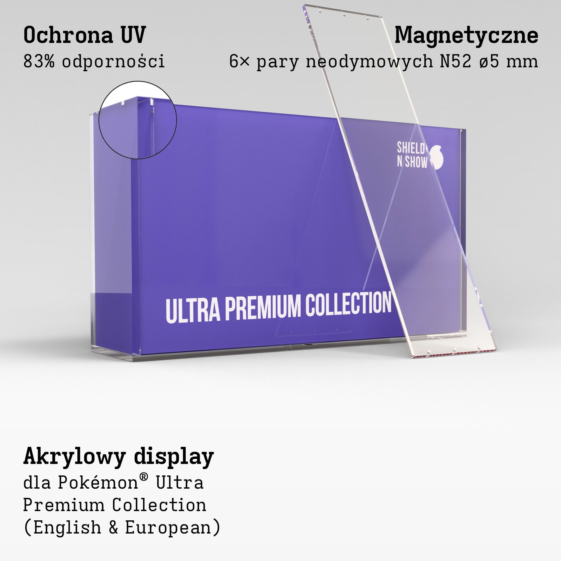 Ultra Premium Collection Display Case Product Gallery Image 2 (pl)