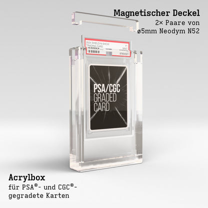 PSA and CGC Graded Card Display Case Product Gallery Image 2 (de)