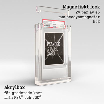 PSA and CGC Graded Card Display Case Product Gallery Image 2 (sv)