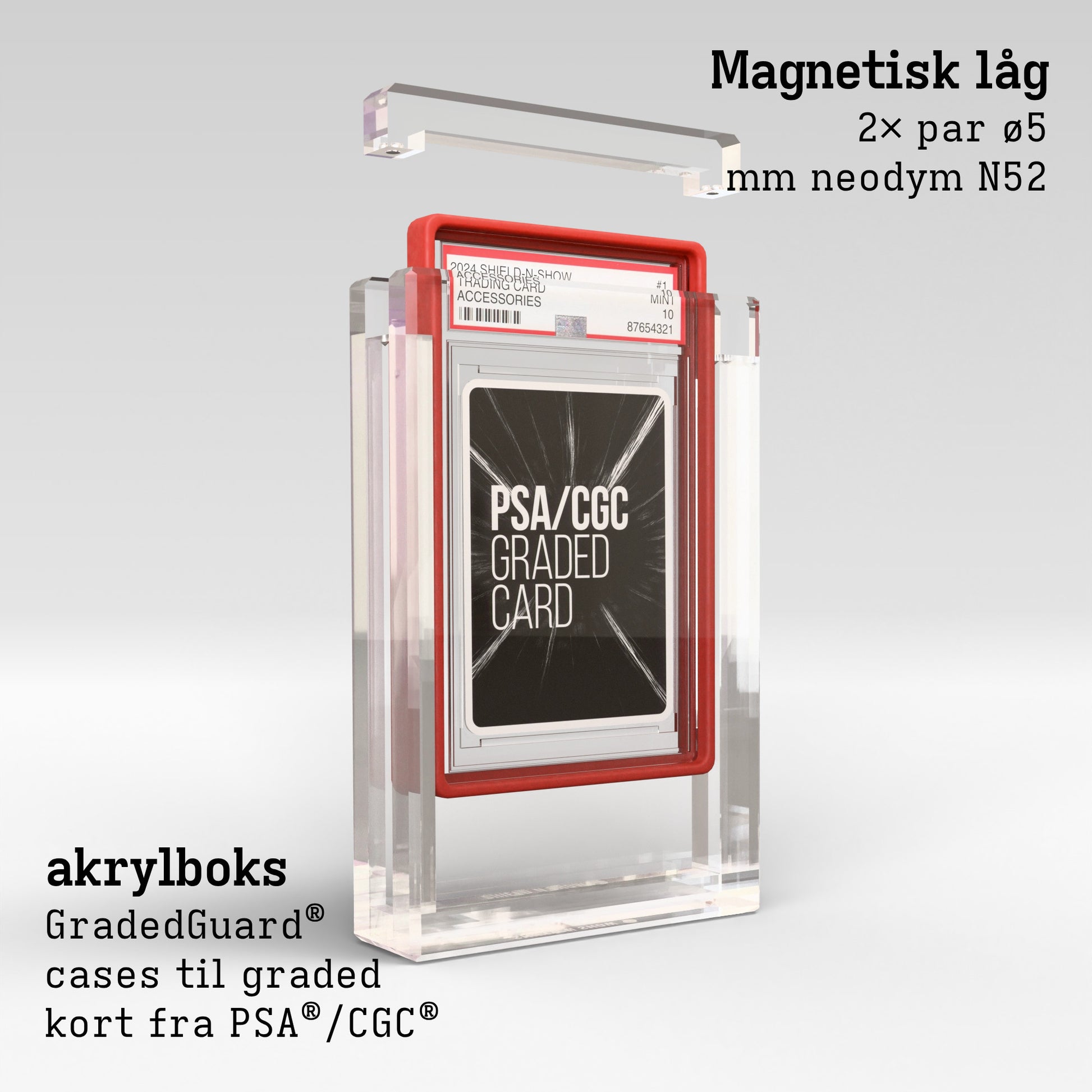 GradedGuard for PSA/CGC Display Case Product Gallery Image 2 (da)