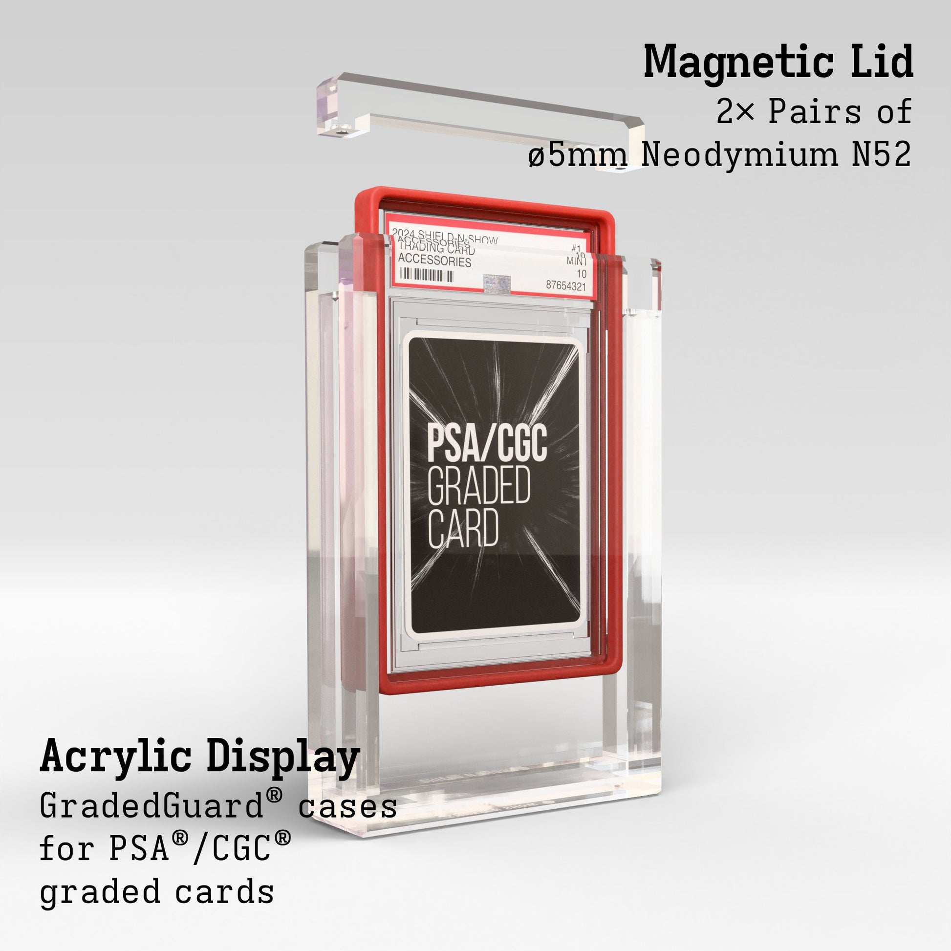 GradedGuard for PSA/CGC Display Case Product Gallery Image 2 (en)